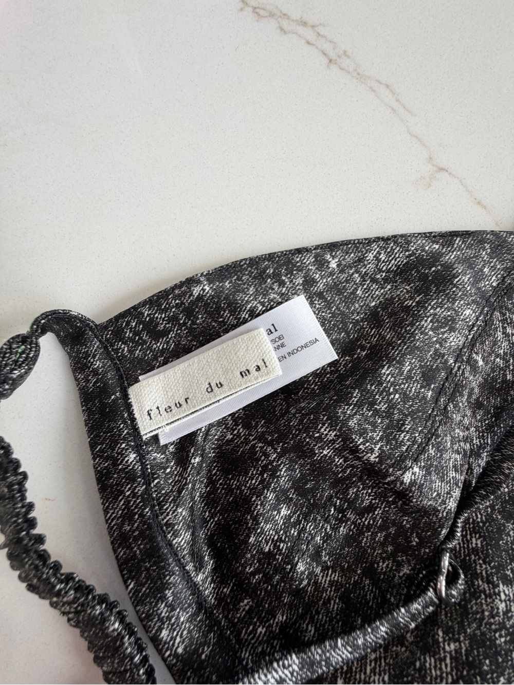 Fleur du Mal Luxe Triangle Bra Size Small - Picture 6 of 8